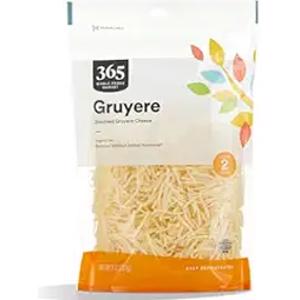 365 Shredded Gruyere Cheese