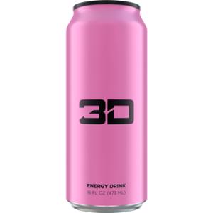 3D Cotton Candy Energy Drink