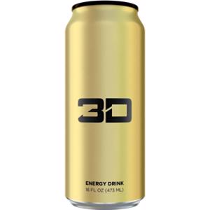 3D Gold Energy Drink