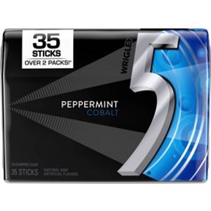 5 Peppermint Cobalt Sugarfree Gum