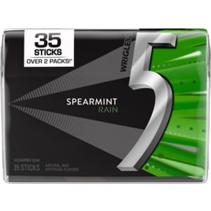 5 Spearmint Rain Sugarfree Gum