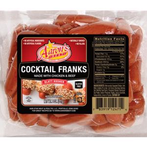 Aaron's Best Chicken & Beef Cocktail Franks