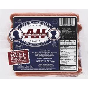 Abeles & Heymann Reduced Fat & Sodium Beef Frankfurters