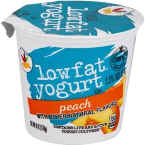 Ahold Lowfat Peach Yogurt