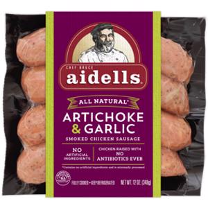 Aidells Artichoke & Garlic Smoked Chicken Sausage