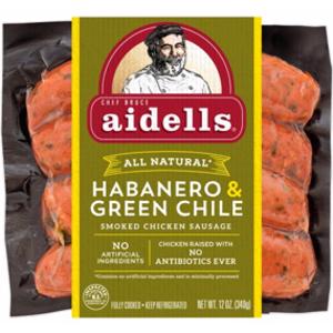 Aidells Habanero & Green Chile Smoked Chicken Sausage