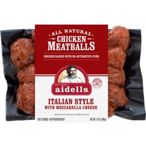 Aidells Italian Mozzarella Cheese Chicken Meatballs