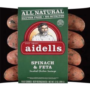 Aidells Spinach & Feta Smoked Chicken Sausage