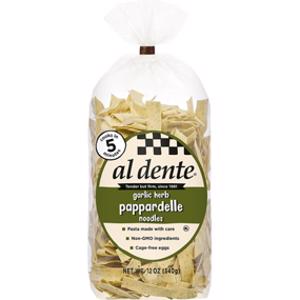 Al Dente Garlic Herb Pappardelle