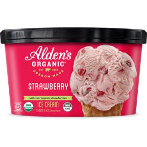 Alden's Organic Strawberry Ice Cream