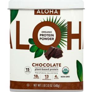 Aloha Organic Chocolate Protein Powder