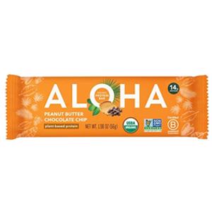 Aloha Peanut Butter Chocolate Chip Plant-Based Protein Bar