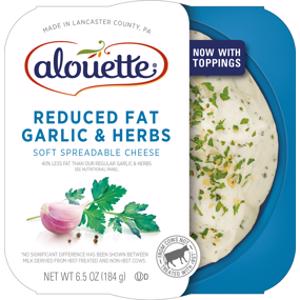 Alouette Reduced Fat Garlic & Herbs Soft Spreadable Cheese