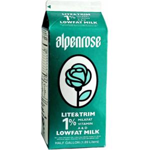 Alpenrose Lite & Trim 1% Low Fat Milk