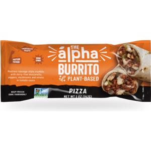 Alpha Foods Pizza Plant-Based Burrito