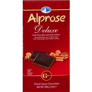 Alprose Dark Chocolate Bar w/ Dark Praline