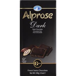 Alprose Dark Chocolate Bar
