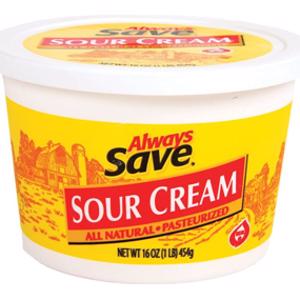 Always Save Sour Cream