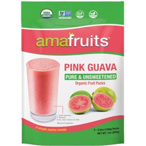 Amafruits Pure and Unsweetened Pink Guava