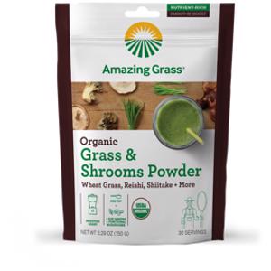 Amazing Grass Organic Grass & Shrooms Powder