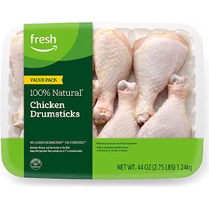 Amazon Fresh 100% Natural Chicken Drumsticks