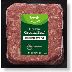 Amazon Fresh 85% Lean Ground Beef