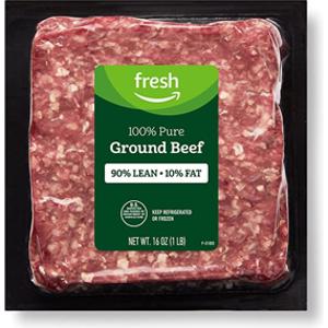 Amazon Fresh 90% Lean Ground Beef