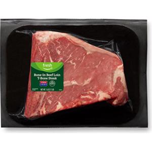 Amazon Fresh Bone-In Beef Loin T-Bone Steak