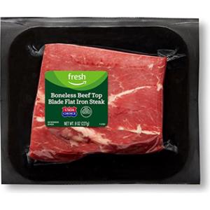 Amazon Fresh Boneless Beef Top Blade Flat Iron Steak