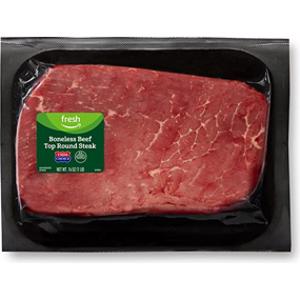 Amazon Fresh Boneless Beef Top Round Steak