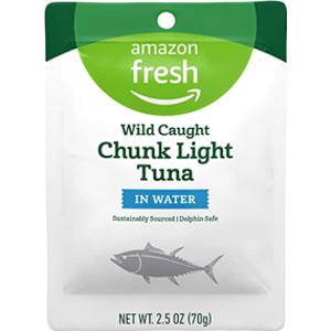 Amazon Fresh Chunk Light Tuna In Water Pouch