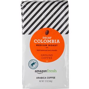 Amazon Fresh Decaf Colombia Medium Roast Ground Coffee