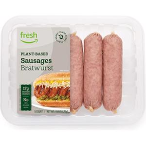 Amazon Fresh Plant-Based Bratwurst Sausages