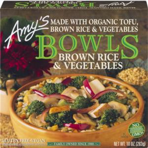 Amy's Brown Rice & Vegetable Bowl