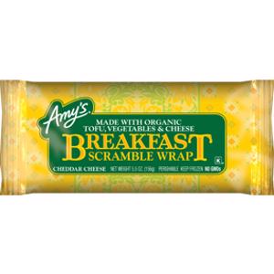 Amy's Cheddar Cheese Breakfast Scramble Wrap