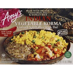 Amy's Indian Vegetable Korma