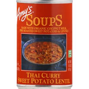 Amy's Thai Curry Sweet Potato Lentil Soup