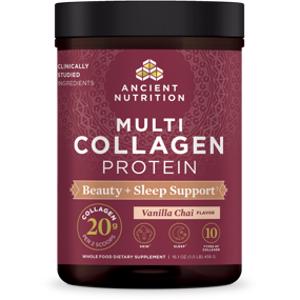 Ancient Nutrition Multi Collagen Protein Beauty + Sleep Support