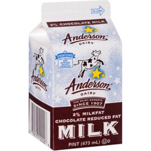 Anderson Dairy 2% Reduced Fat Chocolate Milk
