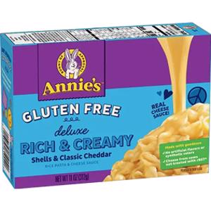 Annie's Gluten Free Deluxe Rich & Creamy Shells & Cheddar Mac & Cheese
