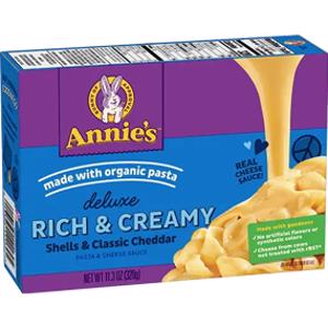 Annie's Deluxe Rich & Creamy Shells & Classic Cheddar Mac & Cheese