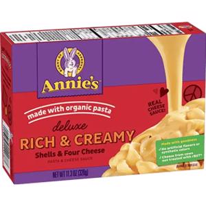 Annie's Deluxe Rich & Creamy Shells & Four Cheese Mac & Cheese