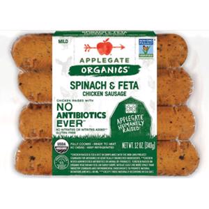 Applegate Organic Spinach & Feta Chicken Sausage