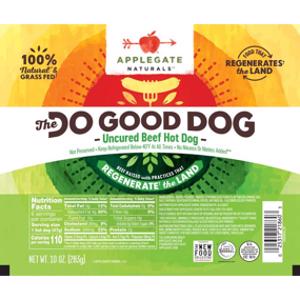 Applegate The Do Good Dog Uncured Beef Hot Dog