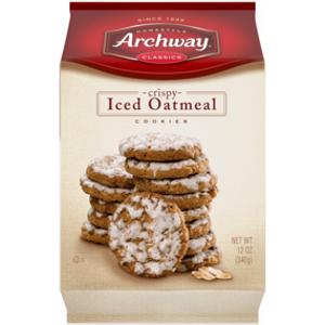 Archway Crispy Iced Oatmeal Cookies