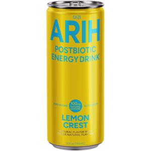 ARIH Lemon Crest Postbiotic Energy Drink