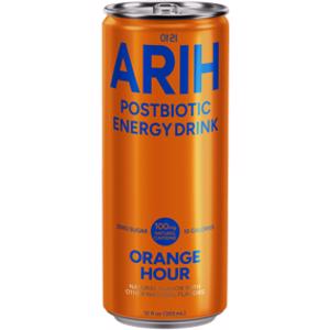 ARIH Orange Hour Postbiotic Energy Drink