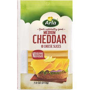 Arla Medium Cheddar Slices