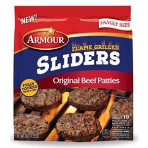 Armour Flame Grilled Beef Slider Patties