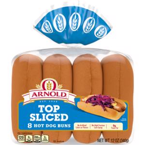 Arnold Top Sliced Hot Dog Buns